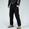 Multi-Pocket Splash-Resistant Durable Outdoor Work Pants Black