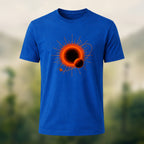 DTG Solar Planet Print Combed Cotton T-Shirt Royal Blue