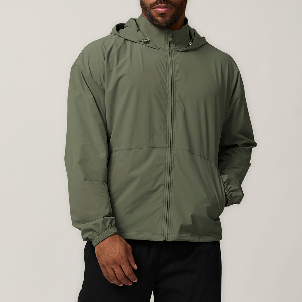Lightweight Outdoor UV Protection Jacket Army Green