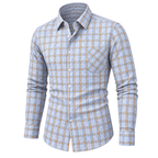 Classic Plaid Premium Cotton Collared Shirt 10