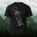 Technical Exploded View Soft Cotton T-Shirt Black