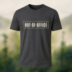 Out Of Office Premium Cotton T-Shirt Charcoal