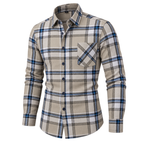 Vintage Brushed Plaid 100% Cotton Shirt 03