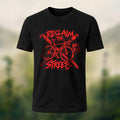 Vintage Punk Cycling Combed Cotton T-Shirt Black