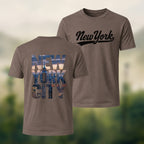 Classic New York City Premium Cotton T-Shirt Coffee