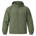 Lightweight Outdoor Windproof Hiking Jacket Olive Green