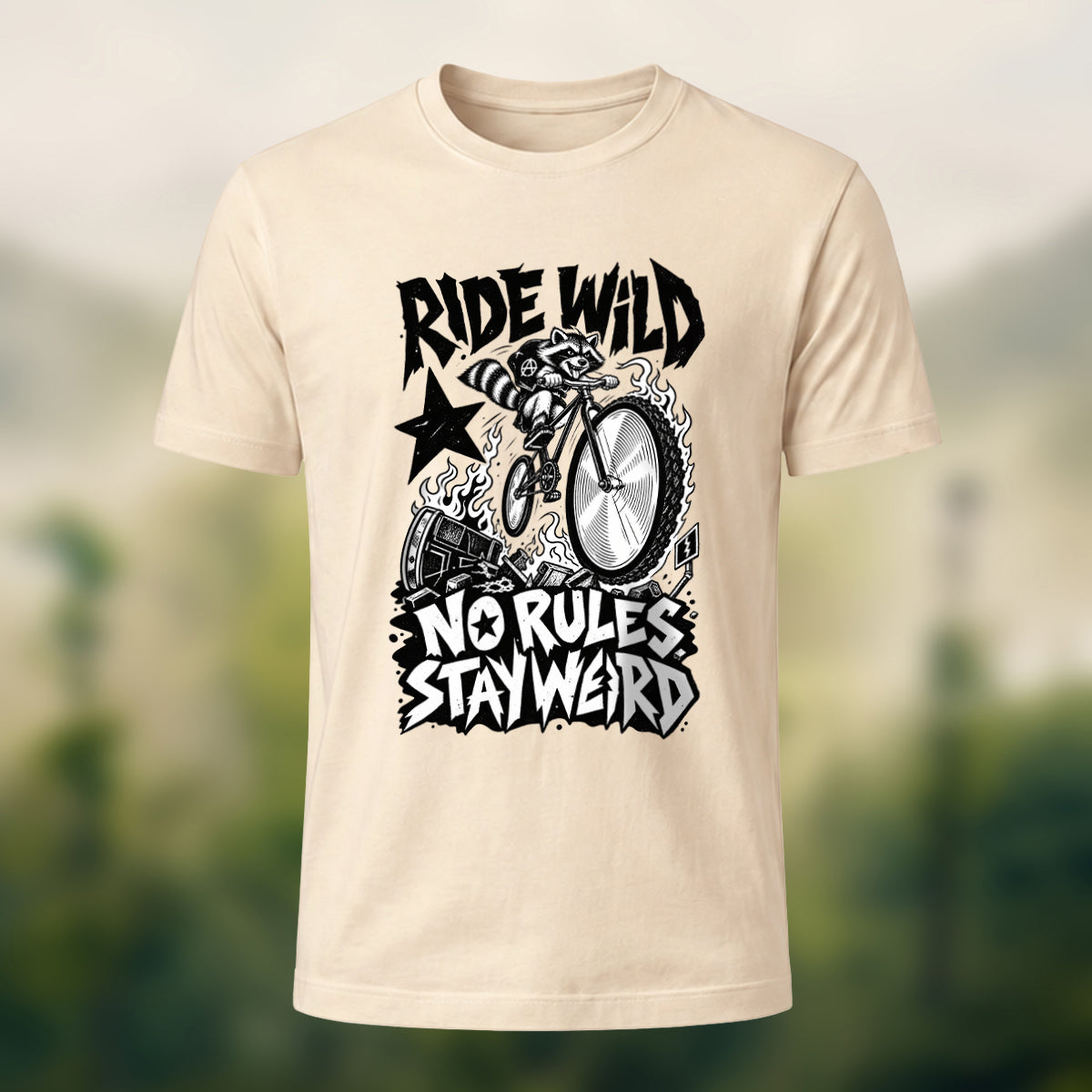 Impact BMX Premium Cotton T-Shirt Beige