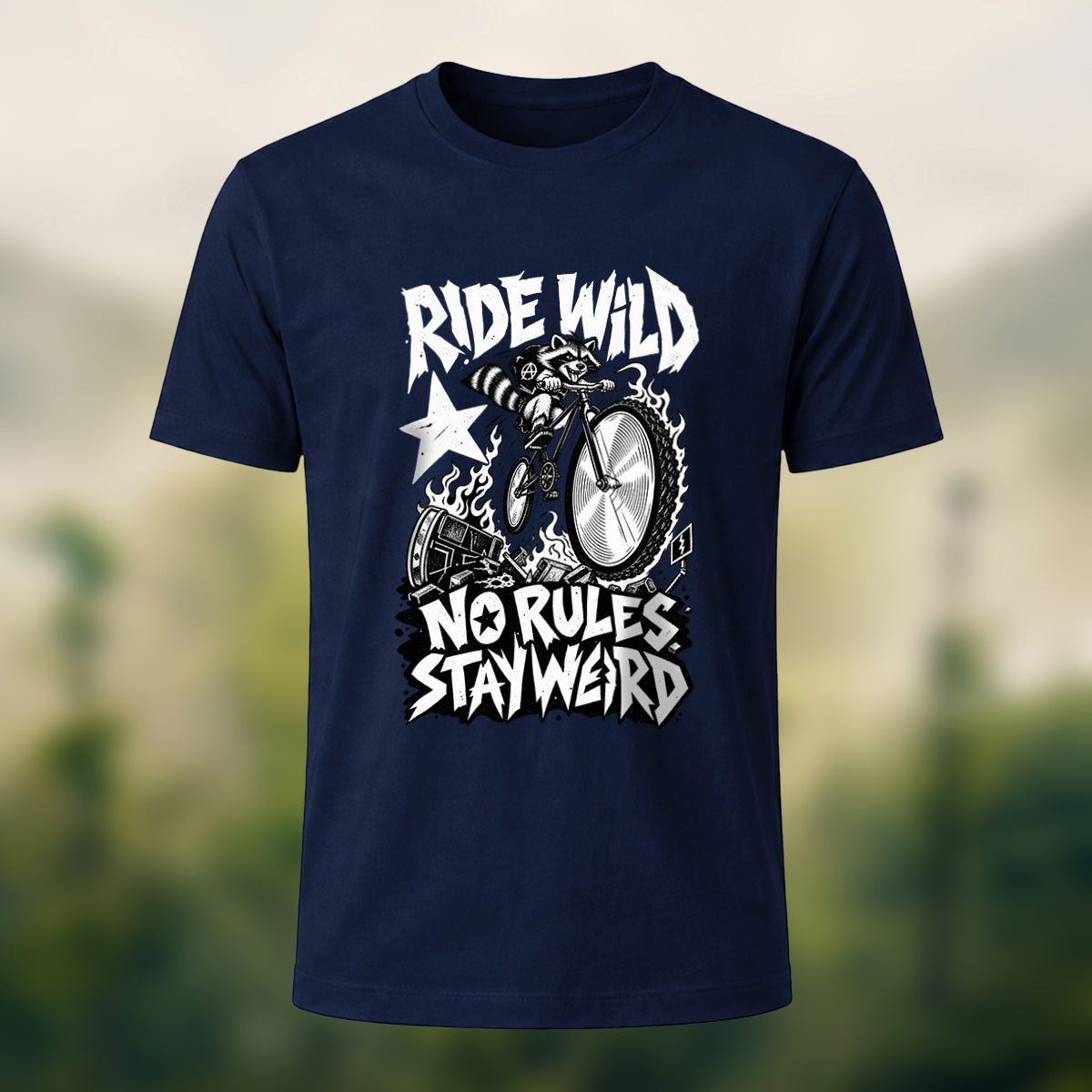 Impact BMX Premium Cotton T-Shirt Navy