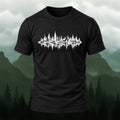 DTG Rustic Forest Reflection Soft Cotton T-Shirt Black