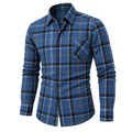 Vintage Brushed Plaid Pure Cotton Shirt 01