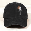 Outdoor Forest Washed Cotton Baseball Cap Black