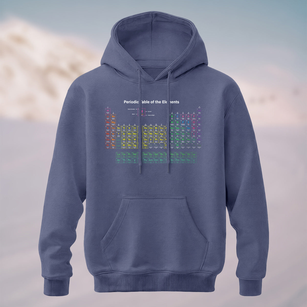 Cotton Made Periodic Table of Elements Hoodie