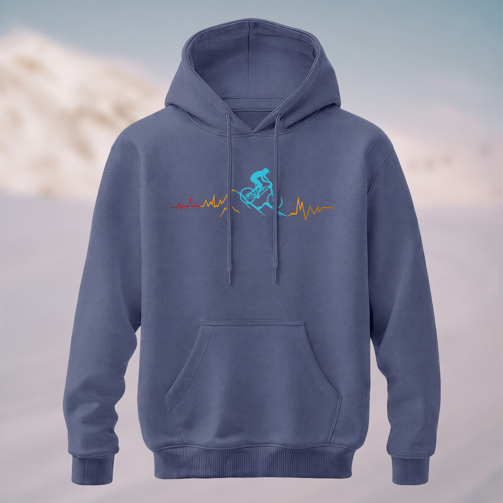 Cotton Made Cycling Heartbeat Hoodie