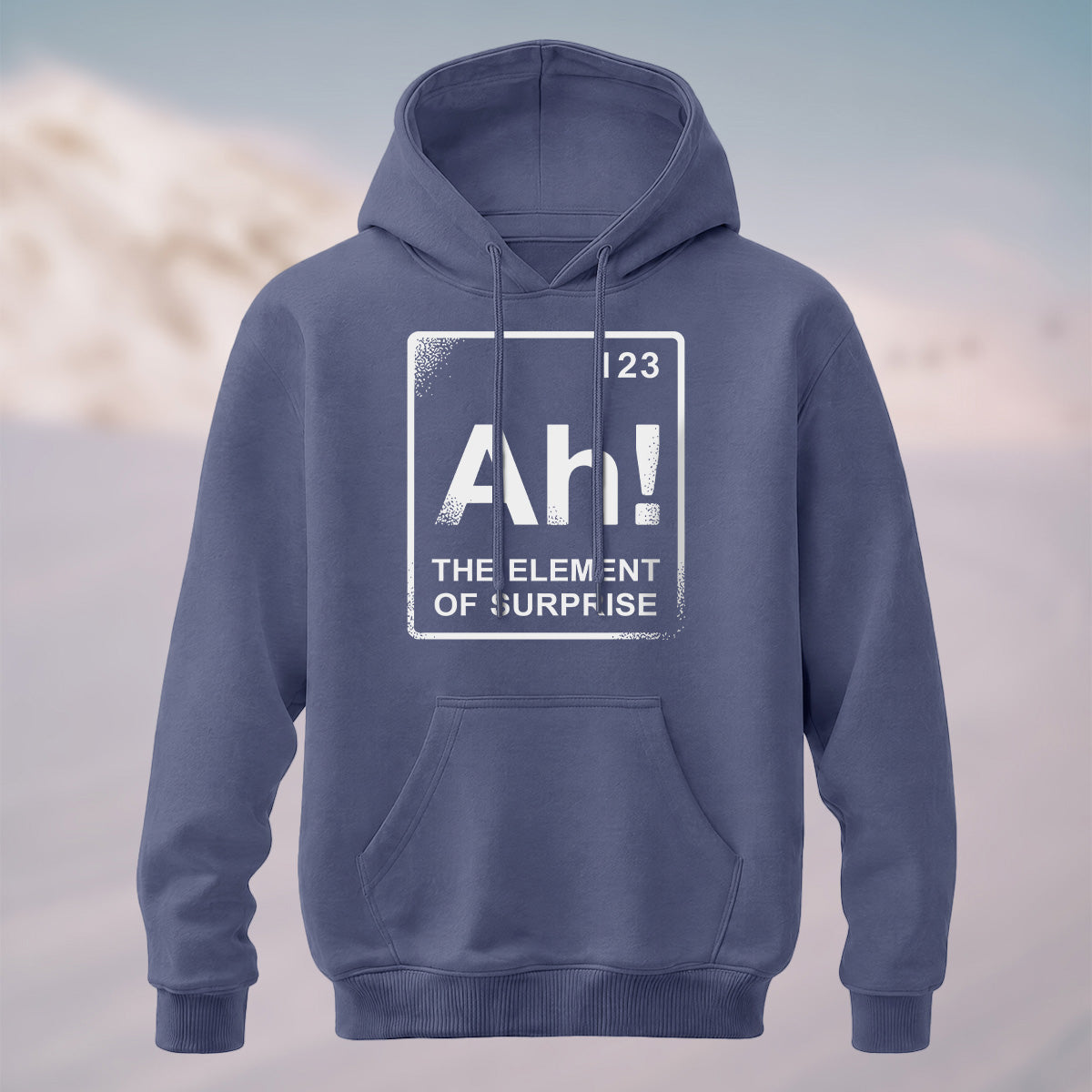 Cotton Made The Element Of Surprise Print Hoodie