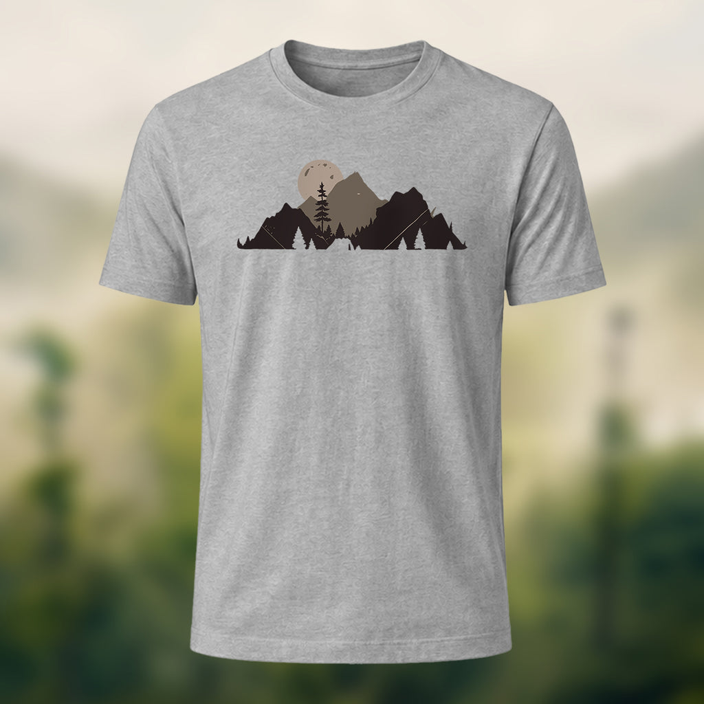 Retro Pattern Print Casual Cotton T-shirt