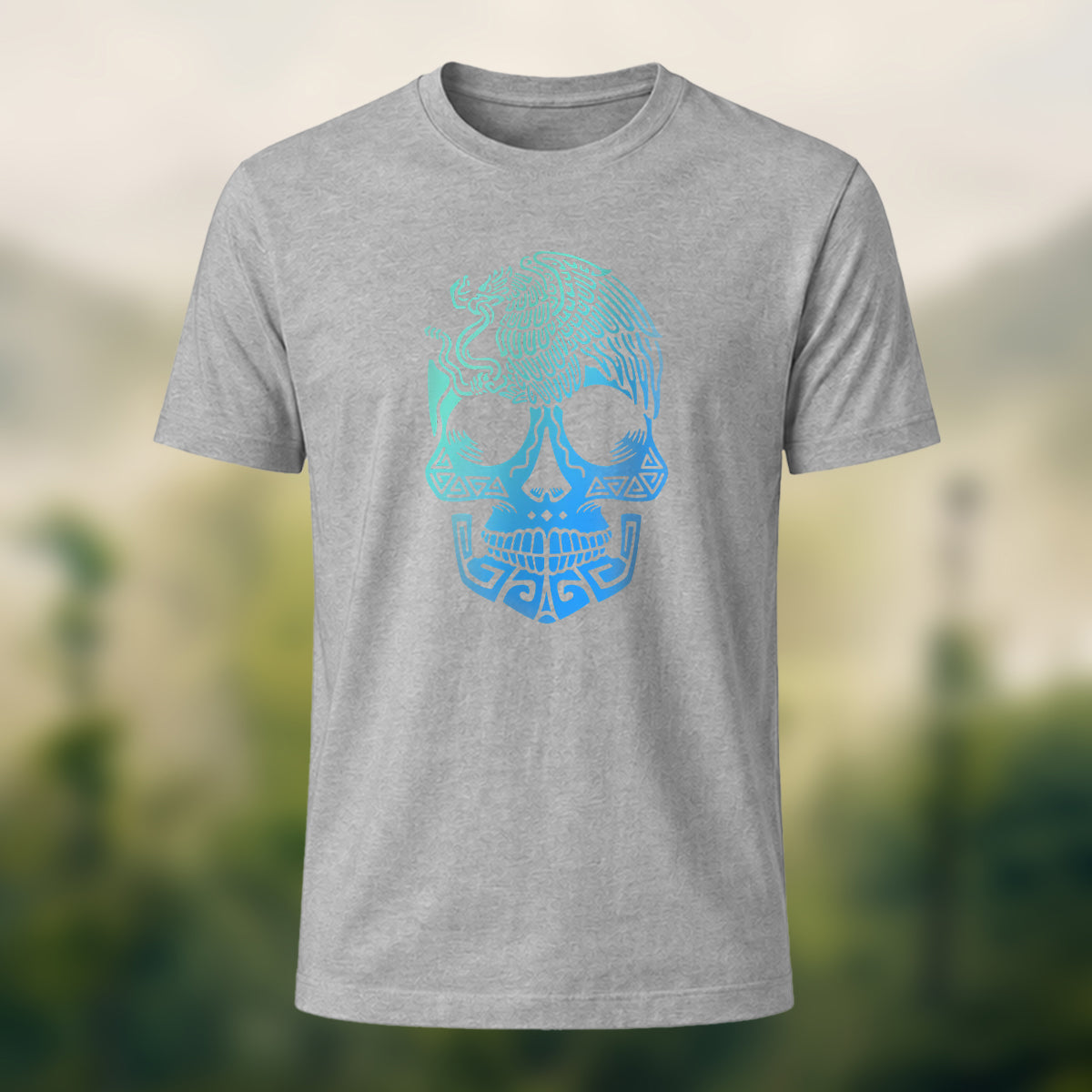 Cool Skull-Print Casual 100% Cotton T-Shirt