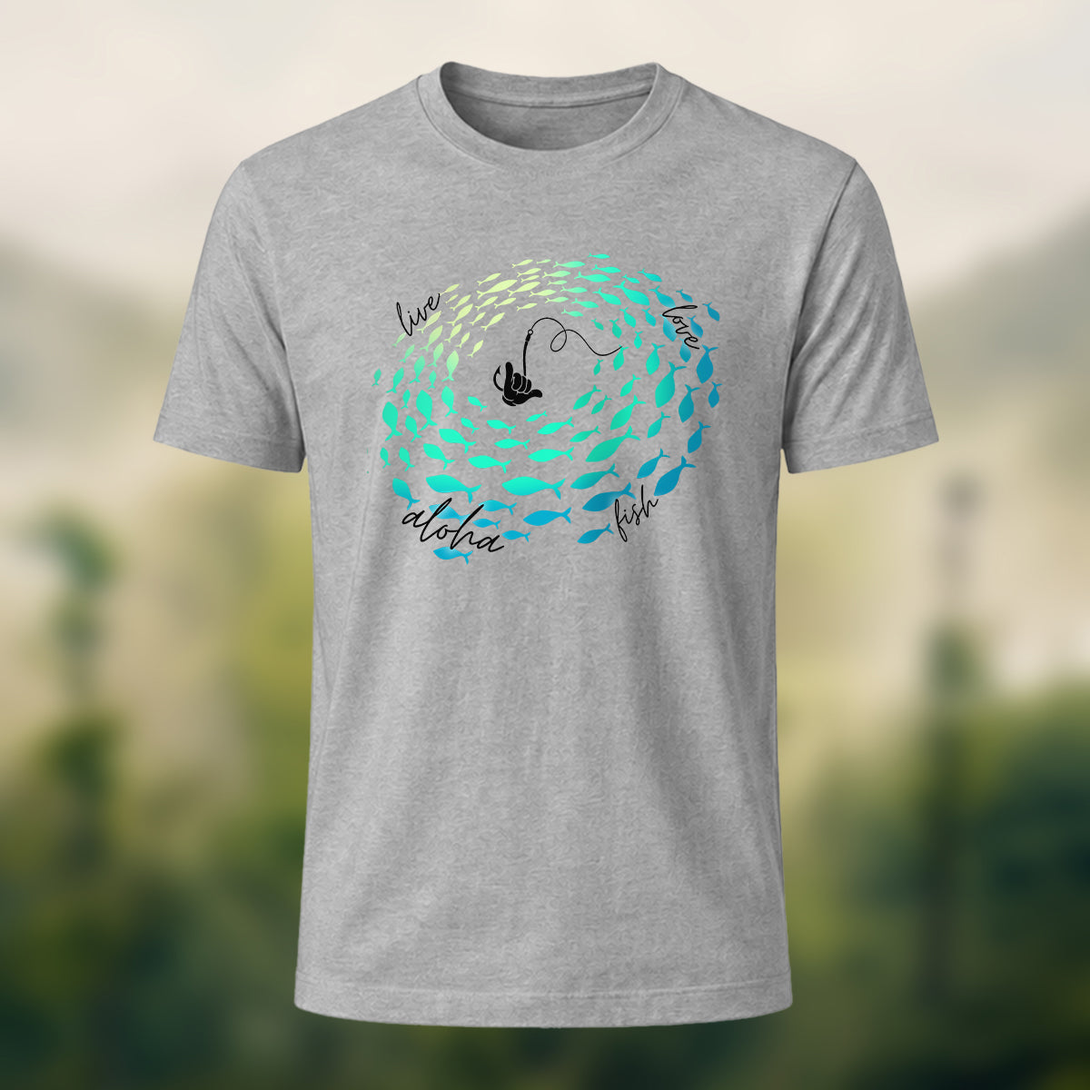 Sardine School Print Soft Cotton T-Shirt