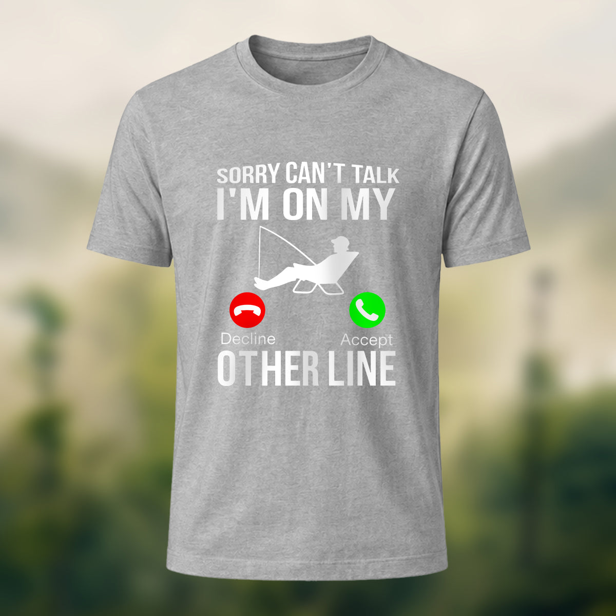Fishing Obsessed Print Skin-friendly Cotton T-shirt