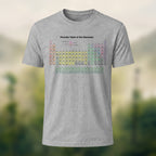 Magic Periodic Table Print Casual Cotton T-Shirt
