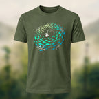 Sardine School Print Soft Cotton T-Shirt