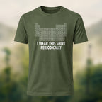 Periodic Table Print Casual Soft Cotton T-Shirt