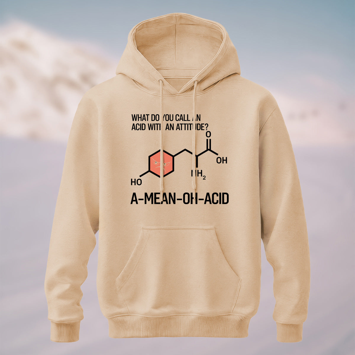 Cotton Made Humorous Science Memes Printed Hoodie