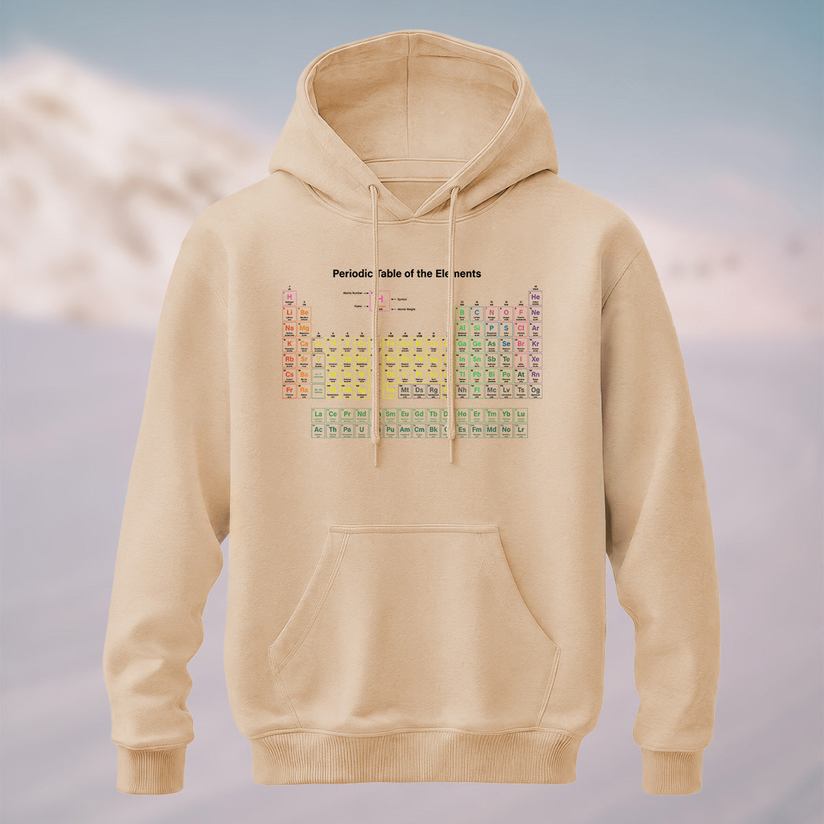 Cotton Made Periodic Table of Elements Hoodie