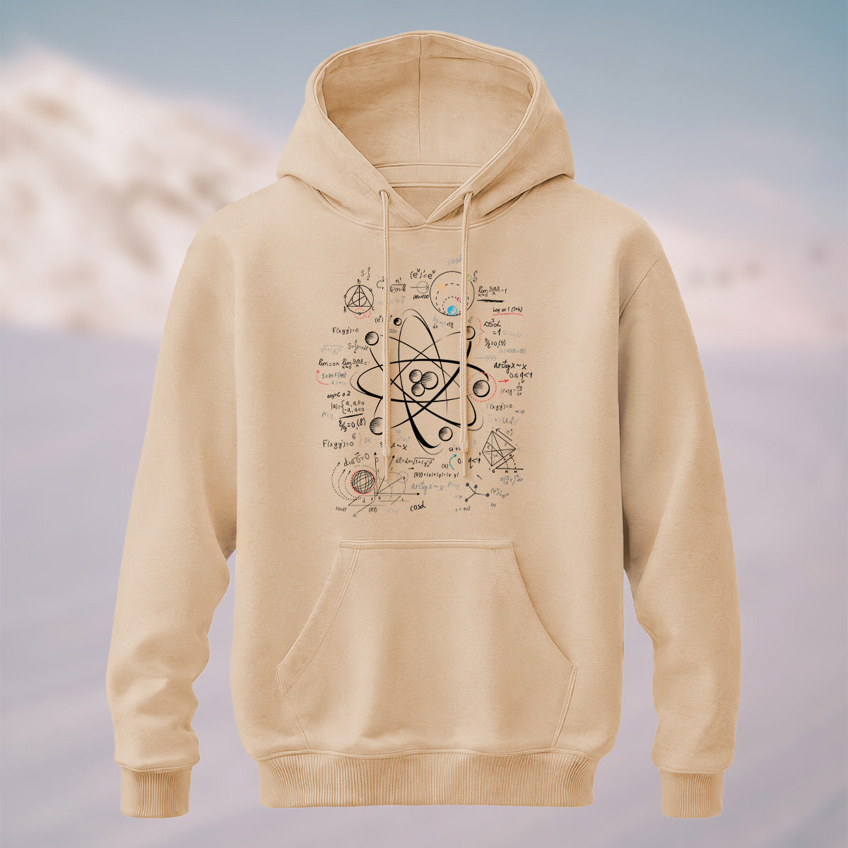 Cotton Made Physics Science Popularization Printed Hoodie