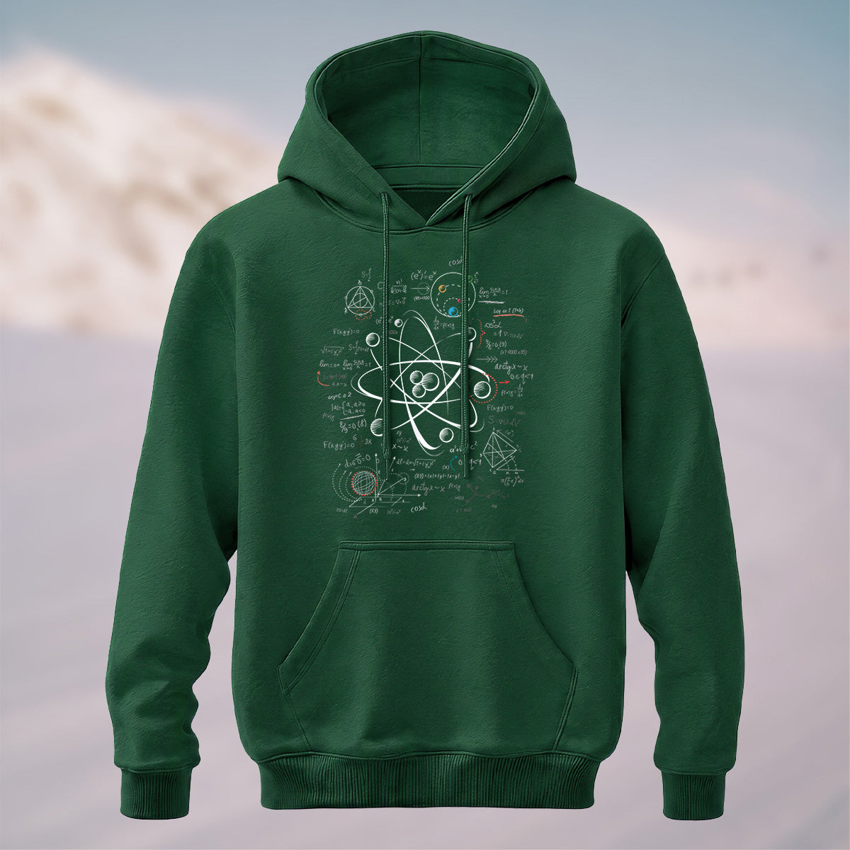 Cotton Made Physics Science Popularization Printed Hoodie