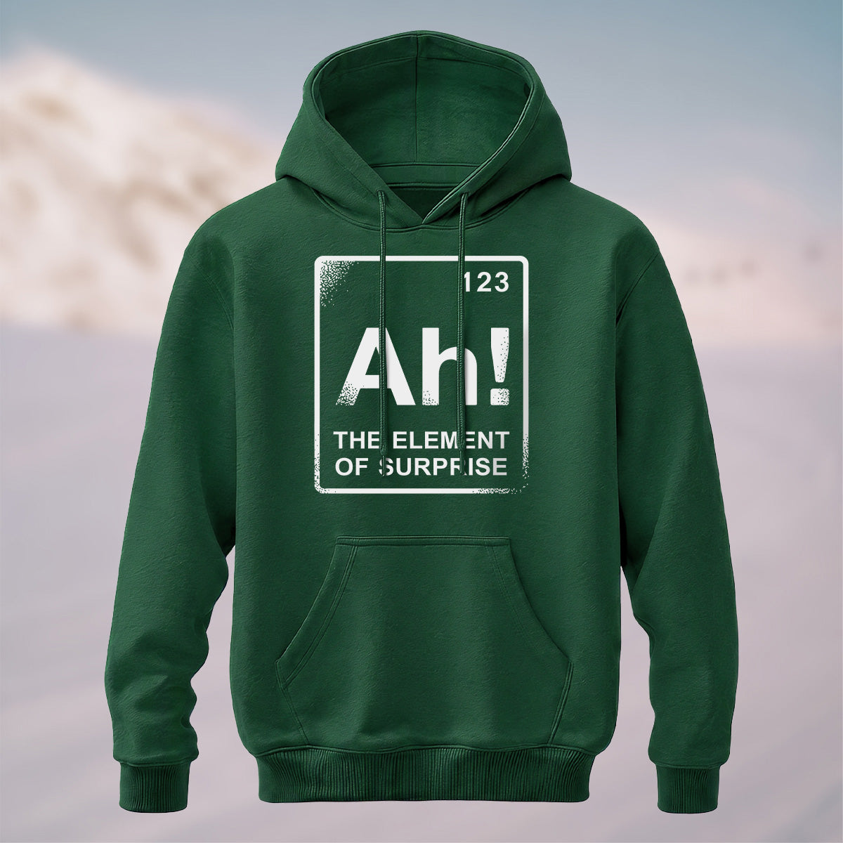 Cotton Made The Element Of Surprise Print Hoodie