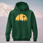 Cotton Made Alien Spaceship Print Hoodie