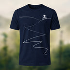 Mountain Biking Printed Outdoor Combed Cotton Tee