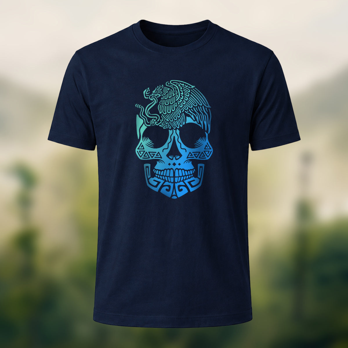 Cool Skull-Print Casual 100% Cotton T-Shirt