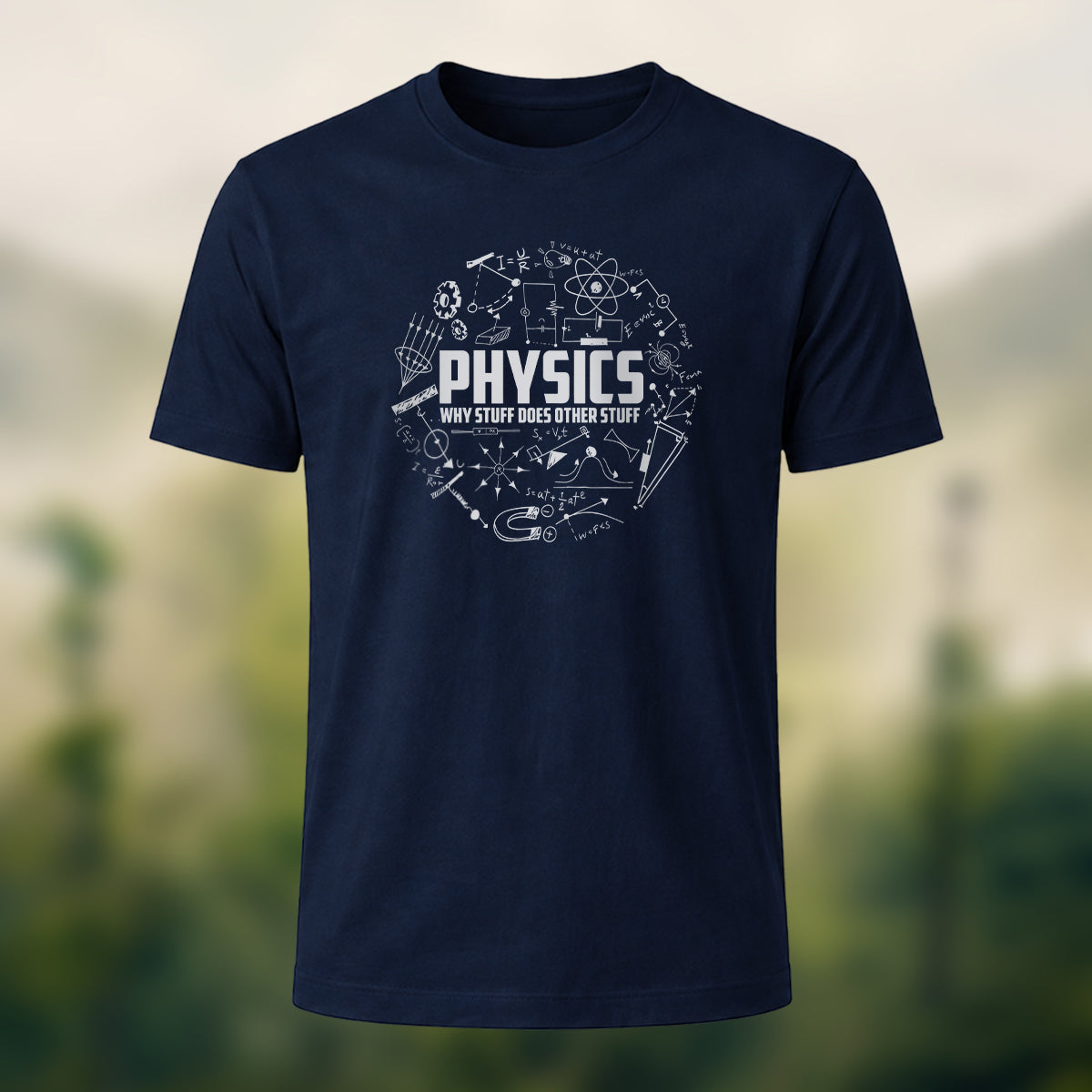 Elements of Physics Print Soft Cotton T-Shirt