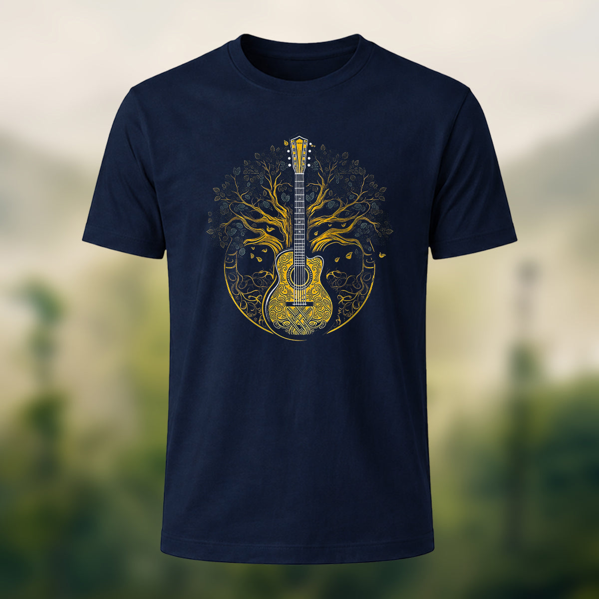 Music of Life Printed Casual Premium Cotton T-Shirt