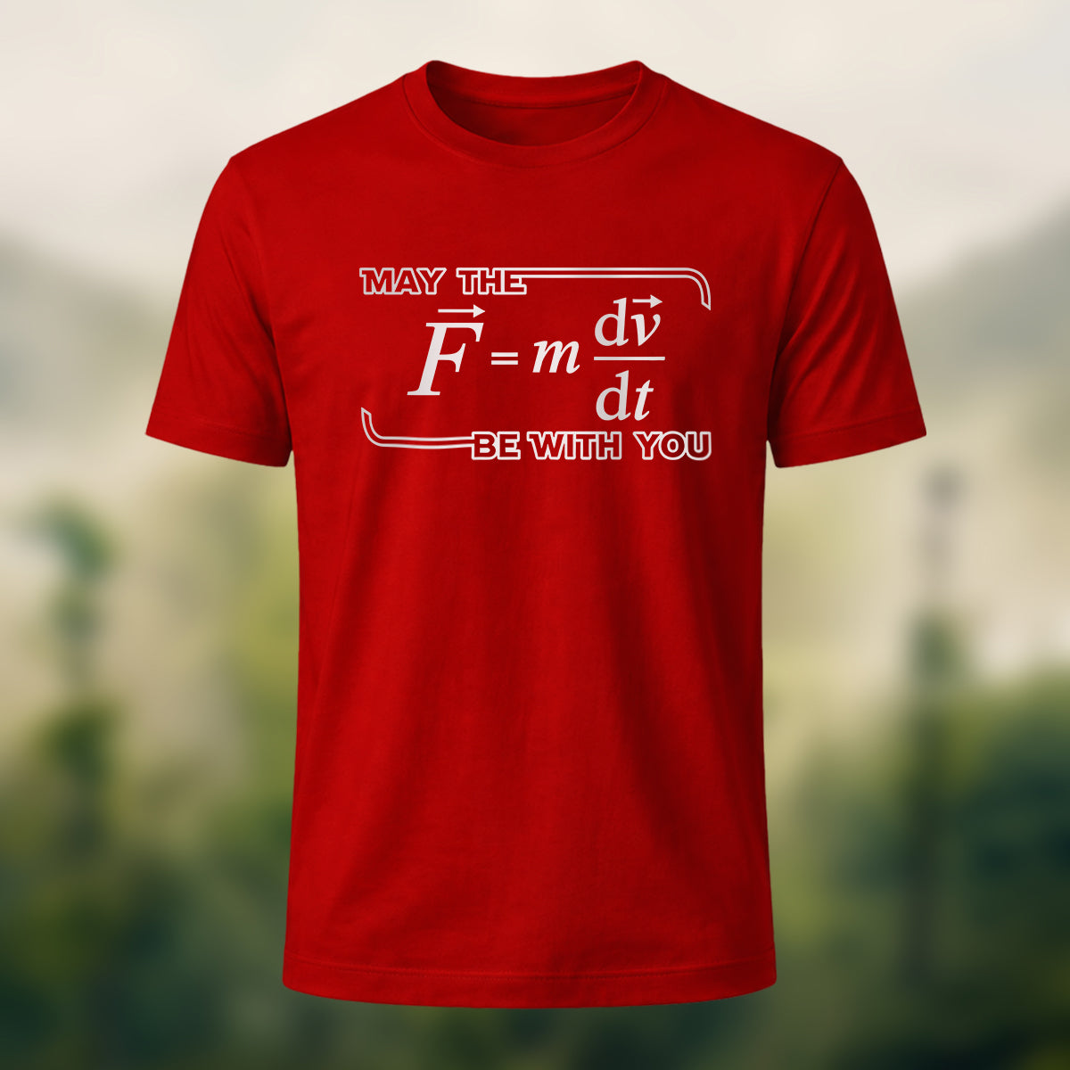 Physics Formula Print Casual Soft Cotton T-Shirt