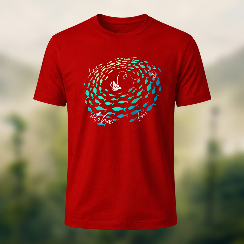 Sardine School Print Soft Cotton T-Shirt
