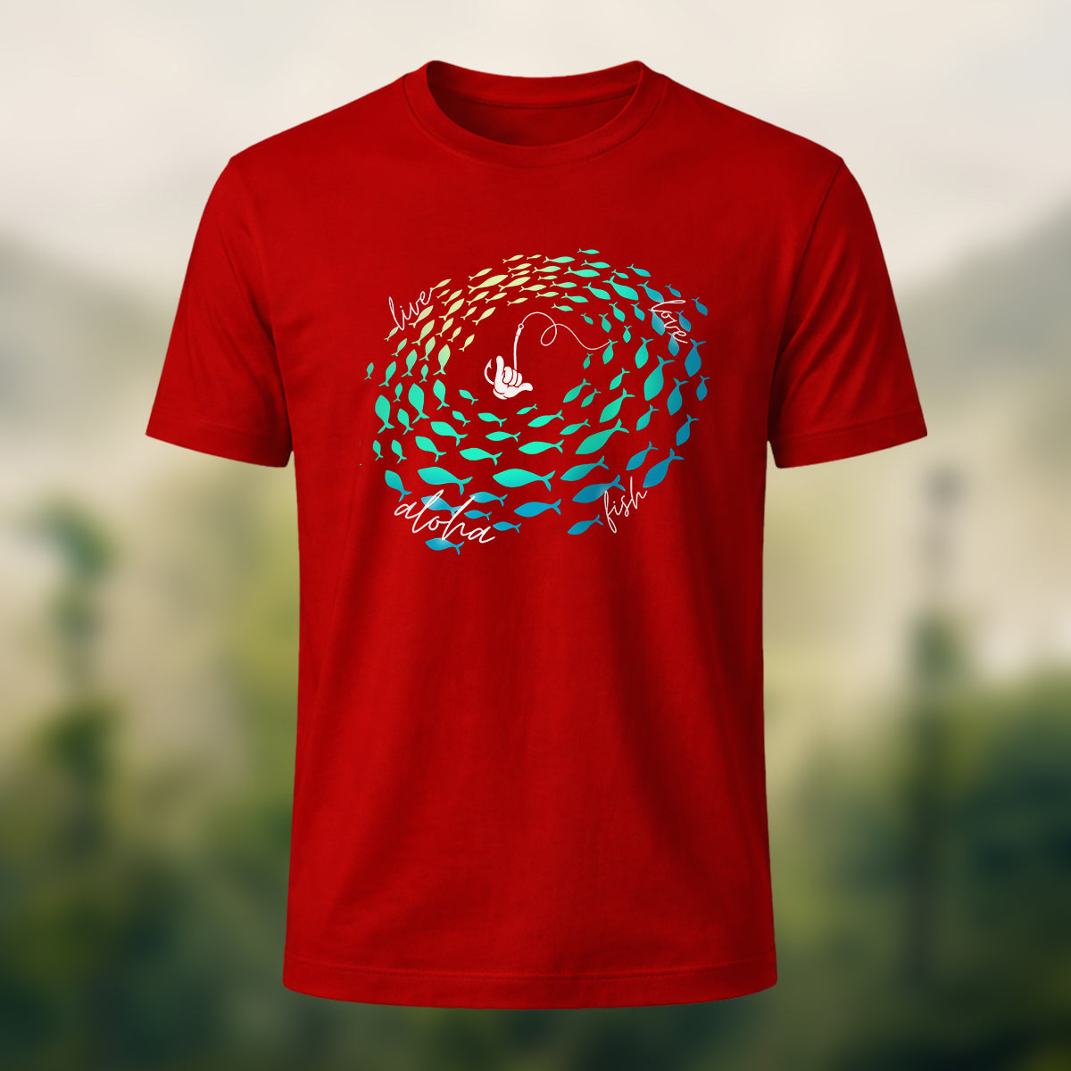 Sardine School Print Soft Cotton T-Shirt