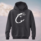 Cotton Made Creative Fish Shaped Hook Print Hoodie