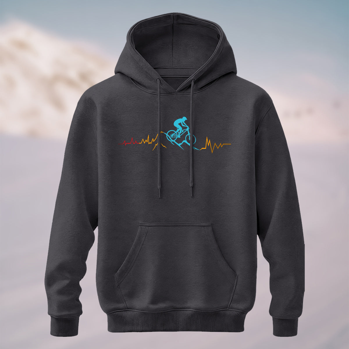Cotton Made Cycling Heartbeat Hoodie