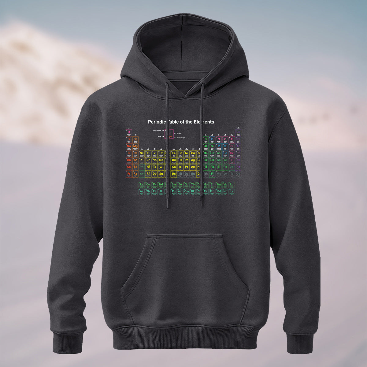 Cotton Made Periodic Table of Elements Hoodie