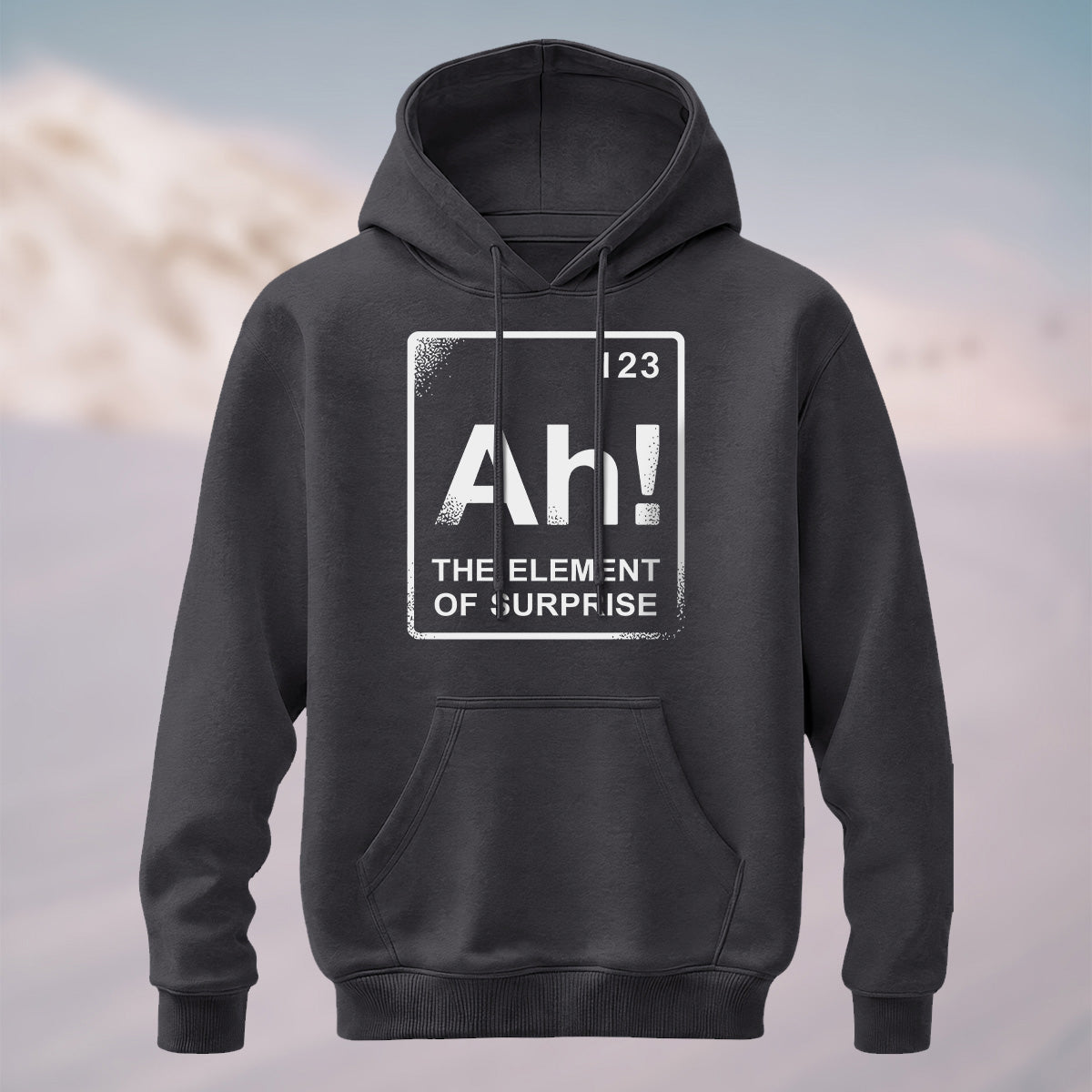Cotton Made The Element Of Surprise Print Hoodie
