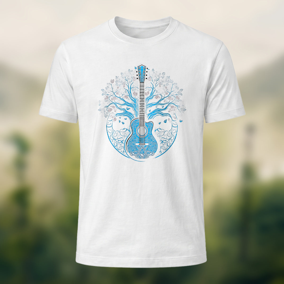 Music of Life Printed Casual Premium Cotton T-Shirt
