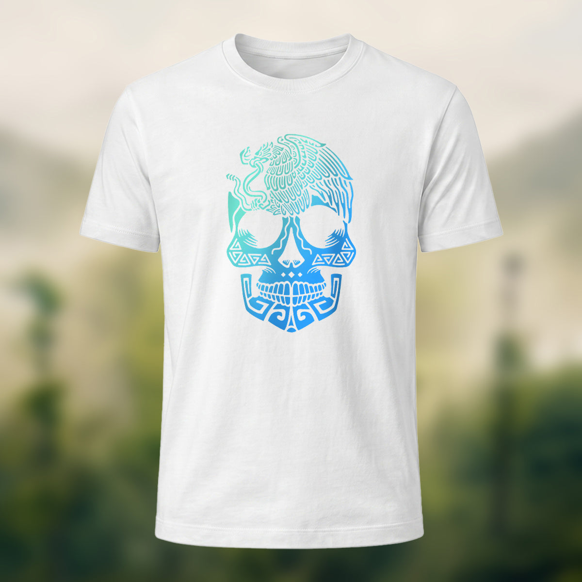 Cool Skull-Print Casual 100% Cotton T-Shirt