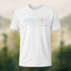 Minimalist Sunset Print Casual Cotton T-Shirt