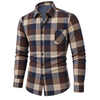 Vintage Classic Plaid Button-Down Shirt