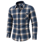 Natural Brushed Plaid Pure Cotton Shirt