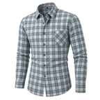 Classic Brushed Plaid Pure Cotton Shirt