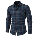 Vintage Brushed Plaid 100% Cotton Shirt