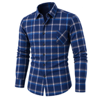 Classic Brushed Plaid Pure Cotton Shirt